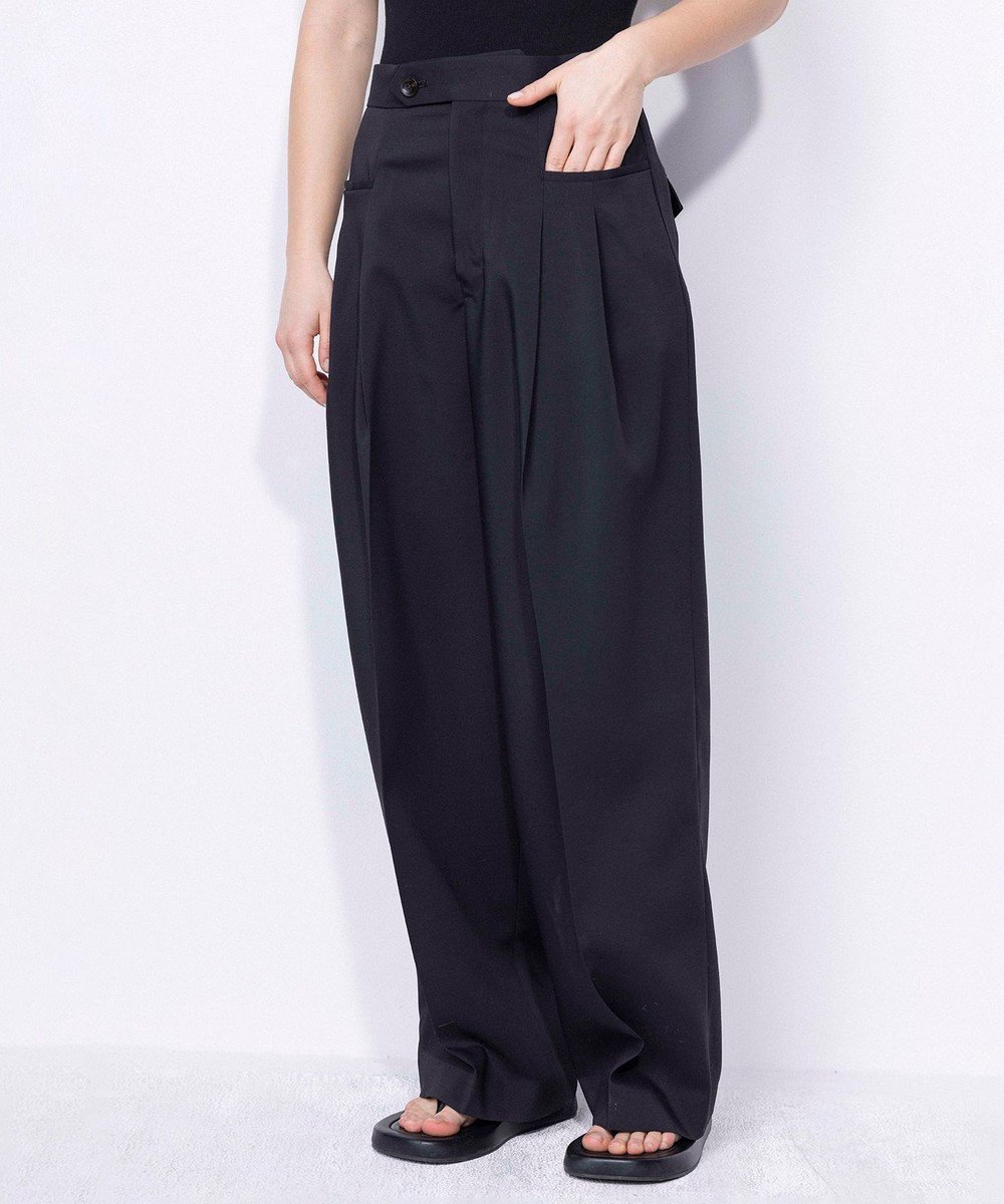 【ネイヴ/NAVE】の【ReNAVE・セットアップ可/洗える/撥水加工】ホロウツイル パンツ インテリア・キッズ・メンズ・レディースファッション・服の通販 founy(ファニー) 　ファッション　Fashion　レディースファッション　Fashion for Women　セットアップ　Matching Sets　レディースパンツ・ボトムス　Pants & Trousers / Bottoms　春　Spring　洗える　Machine Washable　スーツ　Suit, Formalwear　セットアップ　Set-Up, Coordinated Outfit　ツイル　Twist, Twisted Detail　ブルゾン　Blouson, Bomber Jacket　ポケット　Pocket, Pocket Detail　S/S・春夏　SS, Spring/Summer, Warm Season　夏　Summer　ブラック系|ID: prp329100004847873 ipo3291000000035846837