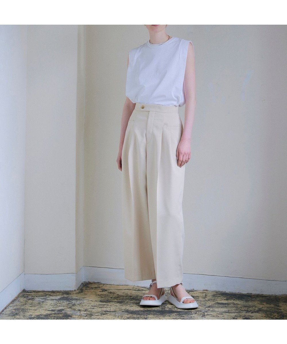 【ネイヴ/NAVE】の【ReNAVE・セットアップ可/洗える/撥水加工】ホロウツイル パンツ インテリア・キッズ・メンズ・レディースファッション・服の通販 founy(ファニー) 　ファッション　Fashion　レディースファッション　Fashion for Women　セットアップ　Matching Sets　レディースパンツ・ボトムス　Pants & Trousers / Bottoms　春　Spring　洗える　Machine Washable　スーツ　Suit, Formalwear　セットアップ　Set-Up, Coordinated Outfit　ツイル　Twist, Twisted Detail　ブルゾン　Blouson, Bomber Jacket　ポケット　Pocket, Pocket Detail　S/S・春夏　SS, Spring/Summer, Warm Season　夏　Summer　ベージュ系|ID: prp329100004847873 ipo3291000000035846839