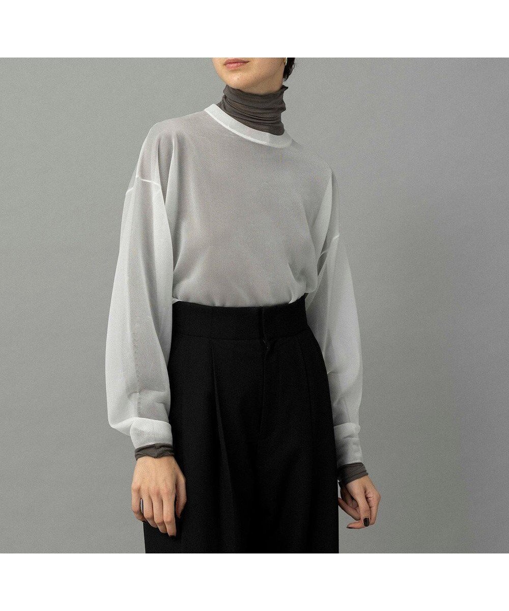 【ネイヴ/NAVE】の【Nave・洗える】シアーニット トップス インテリア・キッズ・メンズ・レディースファッション・服の通販 founy(ファニー) 　ファッション　Fashion　レディースファッション　Fashion for Women　トップス・カットソー　Cut & Sew Tops　ニット　Knit Tops & Sweaters　インナー　Innerwear　洗える　Machine Washable　キャミソール　Camisole, Spaghetti Strap Top　コンパクト　Compact, Small Size　シアー　Sheer, See-Through　シンプル　Simple, Minimal　スウェット / スエット　Sweatshirt, Sweatwear　スポーティ　Sporty, Casual Athletic　セットアップ　Set-Up, Coordinated Outfit　セーター　Sweater, Knitwear　タンク　Tank Top, Sleeveless Top　トリミング　Trimming, Decorative Edge　バランス　Balance, Style Balance　パーカー　Hoodie, Parka　プレーン　Plain, Simple　A/W・秋冬　Autumn/Winter　おすすめ　Recommended / Our Picks　エレガント 上品　Elegant　ホワイト系|ID: prp329100004847875 ipo3291000000035427662