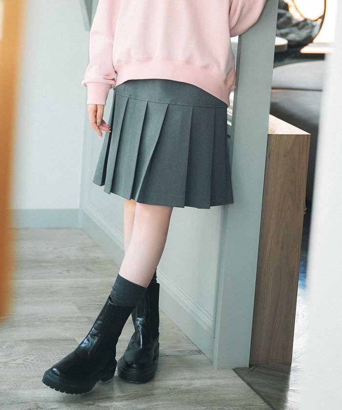 【フェルゥ/Feroux】のプリーツミニ スカート インテリア・キッズ・メンズ・レディースファッション・服の通販 founy(ファニー) https://founy.com/ ファッション Fashion レディースファッション Fashion for Women スカート Skirts ミニスカート Mini Skirts プリーツスカート / 上品フェミニンスタイル Pleated Skirts ジャケット Jacket, Outerwear セットアップ Set-Up, Coordinated Outfit ツイード Twill, Twill Weave トレンド Trend, Trending Now フラット Flat, Flat Shoes プリーツ Pleats, Pleated ミニスカート Mini Skirt, Short Skirt エレガント 上品 Elegant 今季 This Season, Current Season A/W・秋冬 Autumn/Winter |ID: prp329100004847912 ipo3291000000035546759