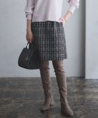 【組曲/KUMIKYOKU】のファンシーツィード ミニスカート ブラック系9|ID: prp329100004847915 ipo3291000000035913757