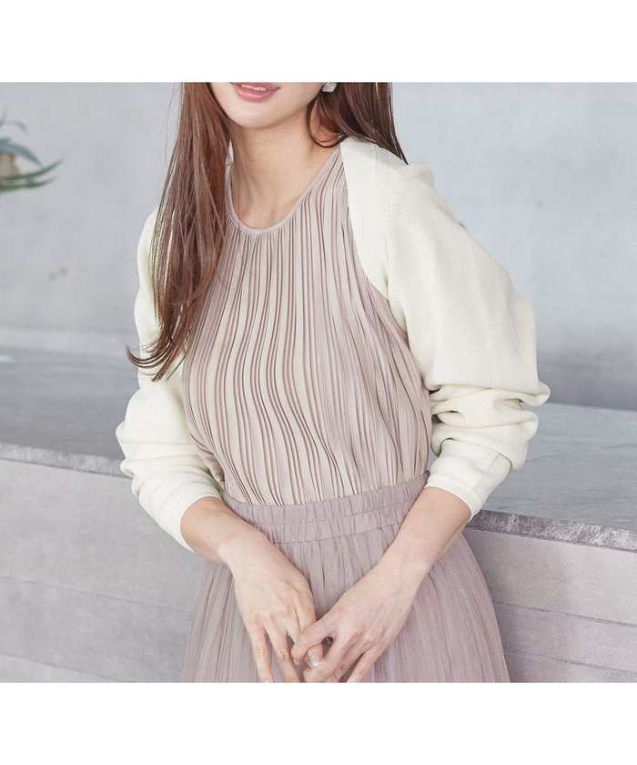 【ティアクラッセ/Tiaclasse】の【洗える】クロップドニットボレロ インテリア・キッズ・メンズ・レディースファッション・服の通販 founy(ファニー) https://founy.com/ ファッション Fashion レディースファッション Fashion for Women アウター Coat / Outerwear Collection ボレロ・ショート丈ジャケット / ドレス羽織りに Boleros & Short Jackets トップス・カットソー Cut & Sew Tops ニット Knit Tops & Sweaters アクセサリー Fashion Accessories 春 Spring 洗える Machine Washable 秋 Autumn カーディガン Cardigan, Knitwear ショート Short, Short Length チェーン Chain, Chain Strap チュニック Tunic, Long Top トレンド Trend, Trending Now フェミニン Feminine, Girly ボトム Bottoms, Lower Wear ボレロ Bolero, Short Cardigan ポケット Pocket, Pocket Detail 冬 Winter / This Winter A/W・秋冬 Autumn/Winter S/S・春夏 SS, Spring/Summer, Warm Season 再入荷 Restock / Back in Stock 夏 Summer エレガント 上品 Elegant 新作・新入荷 New Arrivals / New In |ID: prp329100004847939 ipo3291000000035627741