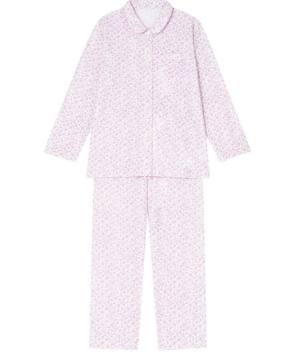 【ウィング/Wing】の【パジャマ】 長袖・長ズボン 綿100%(表側・肌側) パイル素材(肌側) EP8093 ウイング/ワコール インテリア・キッズ・メンズ・レディースファッション・服の通販 founy(ファニー) 　ファッション　Fashion　レディースファッション　Fashion for Women　トップス・カットソー　Cut & Sew Tops　センター　Center, Center Line　長袖　Long Sleeve, Full Sleeve　パジャマ　Pajamas, Sleepwear　パープル|ID: prp329100004848018 ipo3291000000035547246