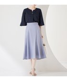 【エニィ スィス/any SiS】の【速乾・接触冷感】スムージーポリエステル フレアスカート ライトブルー|ID: prp329100004848081 ipo3291000000035570762