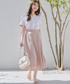 【エニィ スィス/any SiS】の【速乾・接触冷感】スムージーポリエステル フレアスカート ピンク|ID: prp329100004848081 ipo3291000000035570763