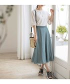 【エニィ スィス/any SiS】の【速乾・接触冷感】スムージーポリエステル フレアスカート スモーキーミント|ID: prp329100004848081 ipo3291000000035570767