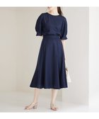 【エニィ スィス/any SiS】の【速乾・接触冷感】スムージーポリエステル フレアスカート ネイビー|ID: prp329100004848081 ipo3291000000035570769