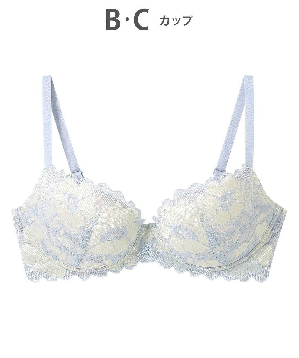 【アンフィ/AMPHI】のノンワイヤーブラ 谷間メイク ボリュームアップ Aカップあり 【BRAGENIC ブラジェニック プラスタイプ】 ブラジャー ブラ ワイヤレス BMI451 アンフィ/ワコール インテリア・キッズ・メンズ・レディースファッション・服の通販 founy(ファニー) ファッション Fashion レディースファッション Fashion for Women アンダー Underwear Essentials クラシカル Classical, Vintage-Inspired フィット Fit, Slim Fit ブラジャー Bra, Lingerie モノトーン Monotone, Black and White レギュラー Regular, Standard Fit レース Lace, Lace Fabric ワイヤー Wire, Wired Bra ブルー|ID: prp329100004848212 ipo3291000000035714799