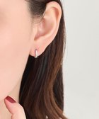 【フィービィー/phoebe】の【金属アレルギー対応】ワンタッチビジューフープミニピアス シルバー/サージカルステンレス シルバー|ID: prp329100004848217 ipo3291000000035932673