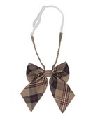 【ウィゴー/WEGO】の【SCHOOLITEM】チェックスクールリボン ブラウンチェック1|ID: prp329100004848235 ipo3291000000035792831
