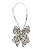 【ウィゴー/WEGO】の【SCHOOLITEM】チェックスクールリボン ベージュチェック1|ID: prp329100004848235 ipo3291000000035792844
