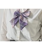 【ウィゴー/WEGO】の【SCHOOLITEM】チェックスクールリボン パープルチェック1|ID: prp329100004848235 ipo3291000000035792848