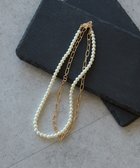 【アメリカンホリック/AMERICAN HOLIC】の【2点SET】パール+チェーンネックレス Gold|ID: prp329100004848268 ipo3291000000035434451