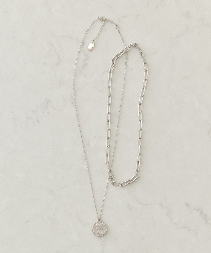 【アメリカンホリック/AMERICAN HOLIC】の【ステンレス】コイン2連ネックレス インテリア・キッズ・メンズ・レディースファッション・服の通販 founy(ファニー) https://founy.com/ ファッション Fashion レディースファッション Fashion for Women ジュエリー Jewelry ネックレス Necklaces & Pendants アクセサリー Fashion Accessories アメリカン American Style コイン Coin, Coin Design スタイリッシュ Stylish, Fashionable チェーン Chain, Chain Strap ネックレス Necklace, Pendant Necklace モチーフ Motif, Design Theme |ID: prp329100004848274 ipo3291000000035434526