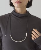 【アメリカンホリック/AMERICAN HOLIC】のハーフパイプコードネックレス Black|ID: prp329100004848276 ipo3291000000035434547