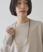 【アメリカンホリック/AMERICAN HOLIC】のハーフパイプコードネックレス Brown|ID: prp329100004848276 ipo3291000000035434550