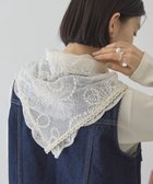 【アメリカンホリック/AMERICAN HOLIC】のチュールレーススカーフ Off White|ID: prp329100004848294 ipo3291000000035522029