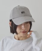 【アメリカンホリック/AMERICAN HOLIC】のNYストライプキャップ Gray|ID: prp329100004848299 ipo3291000000035434846