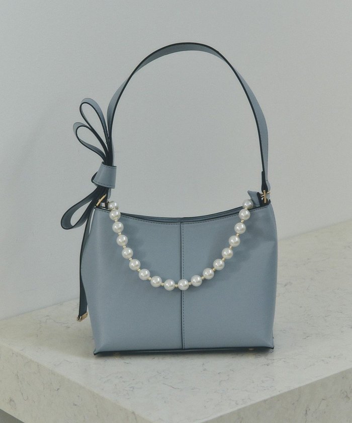 【イェッカ ヴェッカ/YECCA VECCA】のパールチャーム付きリボンベルトバッグ インテリア・キッズ・メンズ・レディースファッション・服の通販 founy(ファニー) https://founy.com/ ファッション Fashion レディースファッション Fashion for Women バッグ Bags ベルト&ウエストマーク Belts & Waist Accessories コンパクト Compact, Small Size シンプル Simple, Minimal チャーム Charm, Pendant パール Pearl, Pearl Accent フォルム Silhouette, Form リボン Ribbon, Bow エレガント 上品 Elegant 財布 Wallet, Purse |ID: prp329100004848310 ipo3291000000035593510