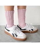 【ウィゴー/WEGO】のサポート付きボリューム無地リブソックス ピンク|ID: prp329100004848350 ipo3291000000035792749