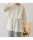 【アメリカンホリック/AMERICAN HOLIC】のサッカーティアードブラウス Off White|ID: prp329100004848358 ipo3291000000035574268