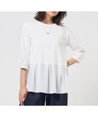 【ジェイ プレス/J.PRESS】のレイヤードフレア カットソー ホワイト系|ID: prp329100004848374 ipo3291000000035436264