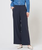 【ジェイ プレス/J.PRESS】のトロピカルストレッチ ワイド パンツ ネイビー系|ID: prp329100004848378 ipo3291000000035436311