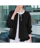 【ティアクラッセ/Tiaclasse】のチュールフリルタックブルゾン ブラック|ID: prp329100004848383 ipo3291000000035525858