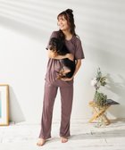 【その他のブランド/Other】の【FILA】犬や猫の毛がつきにくいルームウェア上下セット/半袖 人気、トレンドファッション・服の通販 founy(ファニー) ファッション Fashion レディースファッション Fashion for Women トップス・カットソー Cut & Sew Tops イタリア Italy ストレッチ Stretch, Stretchy Fabric スポーツ Sports, Activewear セットアップ Set-Up, Coordinated Outfit 猫 Cat, Kitty 半袖 Short Sleeve, Half Sleeve リラックス Relax, Relaxed Fit お家時間・ステイホーム Stay Home / At Home 犬 Dog thumbnail ダークパープル|ID: prp329100004848385 ipo3291000000035436396