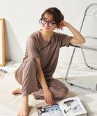 【その他のブランド/Other】の【FILA】犬や猫の毛がつきにくいルームウェア上下セット/半袖 人気、トレンドファッション・服の通販 founy(ファニー) ファッション Fashion レディースファッション Fashion for Women トップス・カットソー Cut & Sew Tops イタリア Italy ストレッチ Stretch, Stretchy Fabric スポーツ Sports, Activewear セットアップ Set-Up, Coordinated Outfit 猫 Cat, Kitty 半袖 Short Sleeve, Half Sleeve リラックス Relax, Relaxed Fit お家時間・ステイホーム Stay Home / At Home 犬 Dog thumbnail ブラウン|ID: prp329100004848385 ipo3291000000035436398