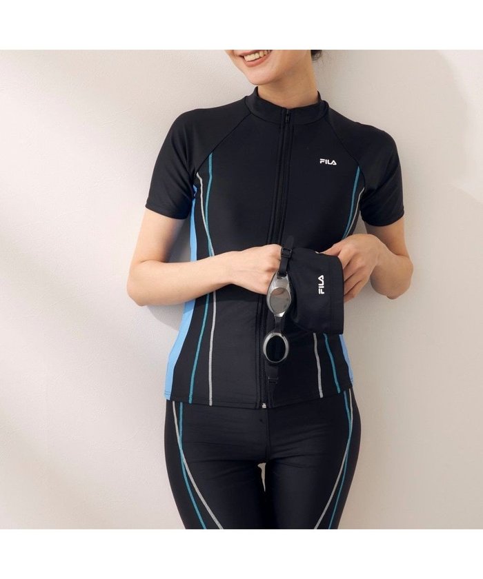 【その他のブランド/Other】の【FILA】フルジップ半袖フィットネス水着4点セット/キャップ&ミラーゴーグル付き インテリア・キッズ・メンズ・レディースファッション・服の通販 founy(ファニー) https://founy.com/ ファッション Fashion レディースファッション Fashion for Women 水着 Swimwear レディース水着・ビーチウェア Swimwear & Beachwear イタリア Italy キャップ Cap, Baseball Cap ストレッチ Stretch, Stretchy Fabric スピンドル Spindle, Drawcord スポーツ Sports, Activewear セパレート Separate, Two-Piece フィット Fit, Slim Fit 半袖 Short Sleeve, Half Sleeve 水着 Swimsuit, Swimwear A/W・秋冬 Autumn/Winter S/S・春夏 SS, Spring/Summer, Warm Season おすすめ Recommended / Our Picks 夏 Summer |ID: prp329100004848386 ipo3291000000035593811