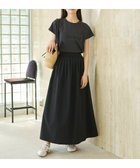 【アンフィーロ 自由区/UNFILO】のFINE MOVE タックスカート ブラック|ID: prp329100004848531 ipo3291000000035573201