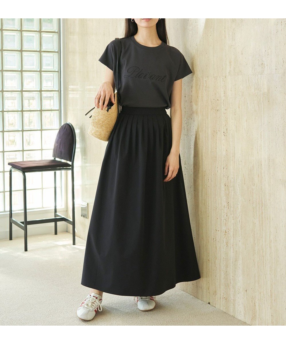 【アンフィーロ 自由区/UNFILO】のFINE MOVE タックスカート インテリア・キッズ・メンズ・レディースファッション・服の通販 founy(ファニー) ファッション Fashion レディースファッション Fashion for Women スカート Skirts 春 Spring 洗える Machine Washable 軽量 Lightweight, Ultra Light ストレッチ Stretch, Stretchy Fabric タフタ Taffeta, Structured Fabric フレア Flare, Flared フロント Front, Front Design S/S・春夏 SS, Spring/Summer, Warm Season おすすめ Recommended / Our Picks 夏 Summer ブラック|ID: prp329100004848531 ipo3291000000035573201