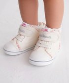 【ミキハウスホットビスケッツ/MIKI HOUSE HOT BISCUITS / KIDS】の【14-16cm】 小花柄 パイピング セカンドベビーシューズ 白|ID: prp329100004848543 ipo3291000000036003395