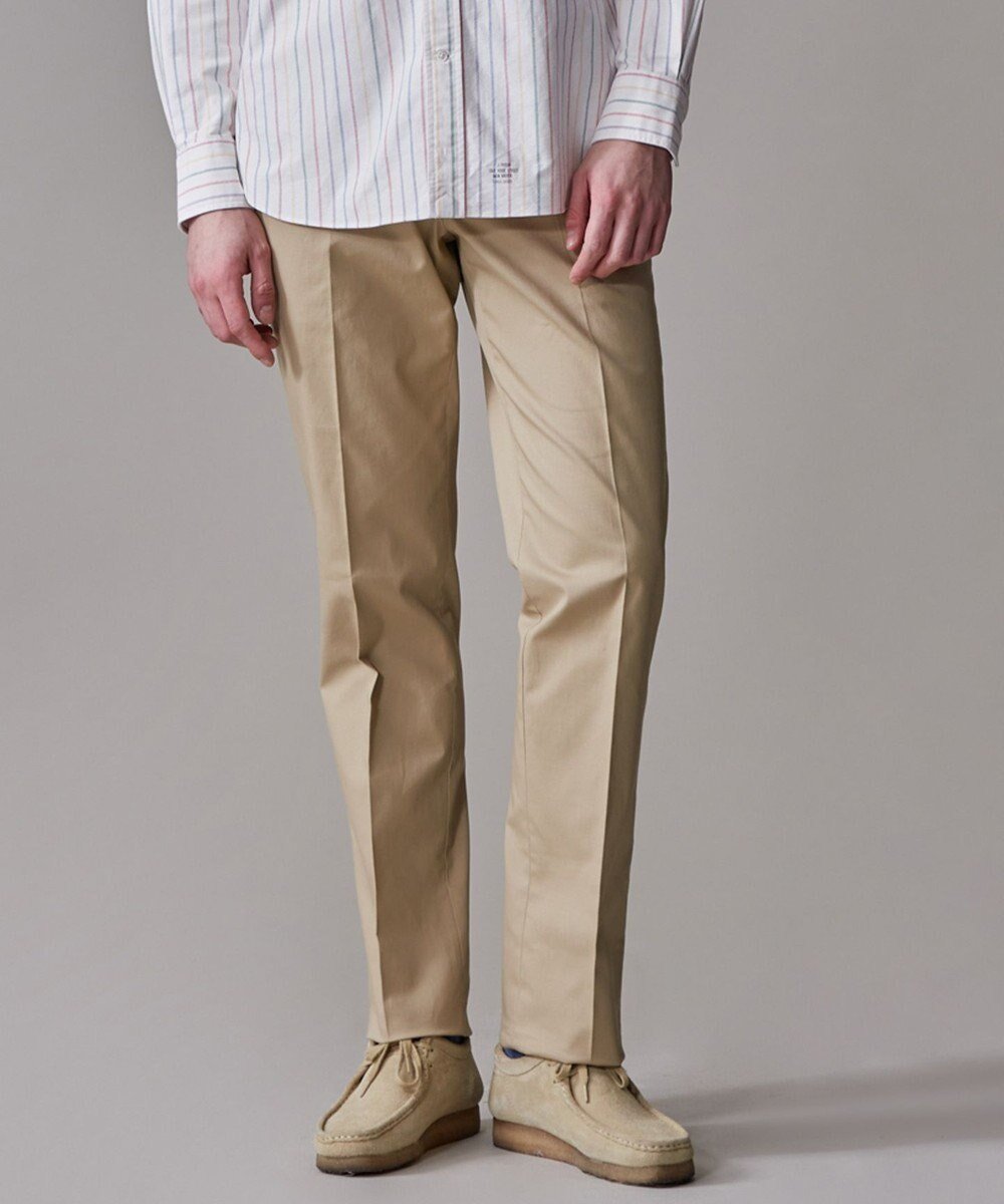 【ジェイ プレス/J.PRESS / MEN】の洗練されたデザインと機能性【ストレッチ】トリコチン ステムテーパード パンツ インテリア・キッズ・メンズ・レディースファッション・服の通販 founy(ファニー) 　ファッション　Fashion　メンズファッション　Fashion for Men　ボトムス　Bottoms　春　Spring　スタイリッシュ　Stylish, Fashionable　ストレッチ　Stretch, Stretchy Fabric　スラックス　Slacks, Dress Pants　ドレス　Dress, One-Piece　定番　Standard, Basic Item　S/S・春夏　SS, Spring/Summer, Warm Season　夏　Summer　エレガント 上品　Elegant　ベージュ系|ID: prp329100004848589 ipo3291000000036112260