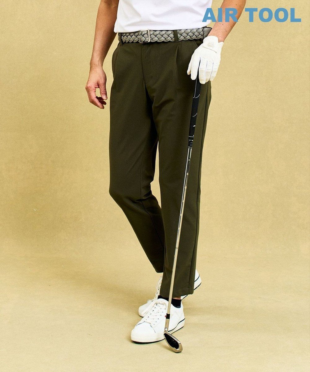 【23区 ゴルフ/23区GOLF / MEN】の【MEN】機能に優れた新素材「AIR TOOL」テーパードパンツ インテリア・キッズ・メンズ・レディースファッション・服の通販 founy(ファニー) ファッション Fashion メンズファッション Fashion for Men ボトムス Bottoms 春 Spring スポーツ Sports, Activewear フィット Fit, Slim Fit ポロシャツ Polo Shirt, Collared Tee メッシュ Mesh, Net Fabric モックネック Mock Neck, Short Turtleneck S/S・春夏 SS, Spring/Summer, Warm Season 夏 Summer 旅行 Travel エレガント 上品 Elegant ゴルフ Golf ビジネス 仕事 通勤 Business / Work / Commuting カーキ系|ID: prp329100004848593 ipo3291000000035888282