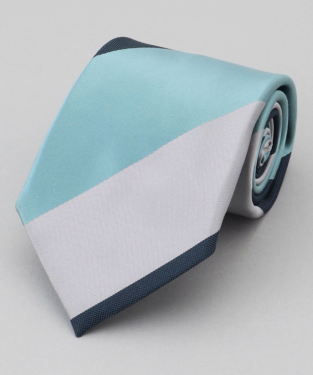 【五大陸/gotairiku / MEN】のGOTAIRIKU別注【日本製】シルク ネクタイ_レジメンタル柄 インテリア・キッズ・メンズ・レディースファッション・服の通販 founy(ファニー) 　ファッション　Fashion　メンズファッション　Fashion for Men　シルク　Silk, 100% Silk　スーツ　Suit, Formalwear　別注　Limited Edition, Custom Order　モダン　Modern, Contemporary　A/W・秋冬　Autumn/Winter　日本製　Made In Japan　2025年　2025　2025-2026秋冬・A/W　Autumn/Winter 2025–26 AW25–26　サックスブルー系1|ID: prp329100004848611 ipo3291000000036062181