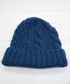 【石田製帽/ISHIDASEIBOU】の〈新色追加!〉カシミヤニット アラン編みワッチN ニット帽 ブルーグリーン|ID: prp329100004848615 ipo3291000000035767526