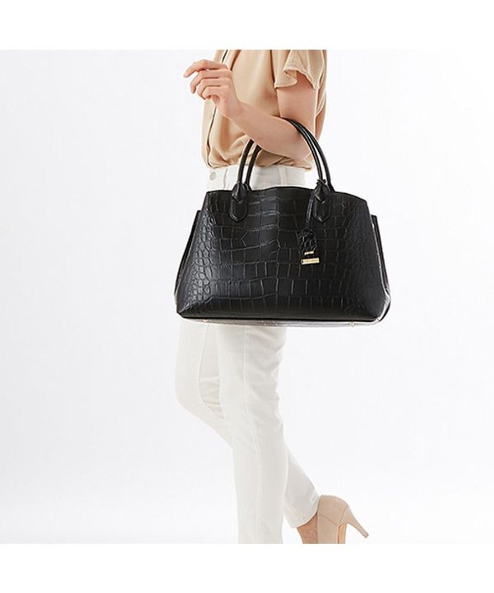 【アンビリオン/UNBILLION】のペルケ perche / WEB直営限定・牛革ユーティリティA4・2wayトートバッグ インテリア・キッズ・メンズ・レディースファッション・服の通販 founy(ファニー) ファッション Fashion レディースファッション Fashion for Women バッグ Bags おすすめ Recommended / Our Picks ショルダー Shoulder, Shoulder Strap ポケット Pocket, Pocket Detail ロング Long, Long-Length ビジネス 仕事 通勤 Business / Work / Commuting クロコブラック|ID: prp329100004848647 ipo3291000000036030301