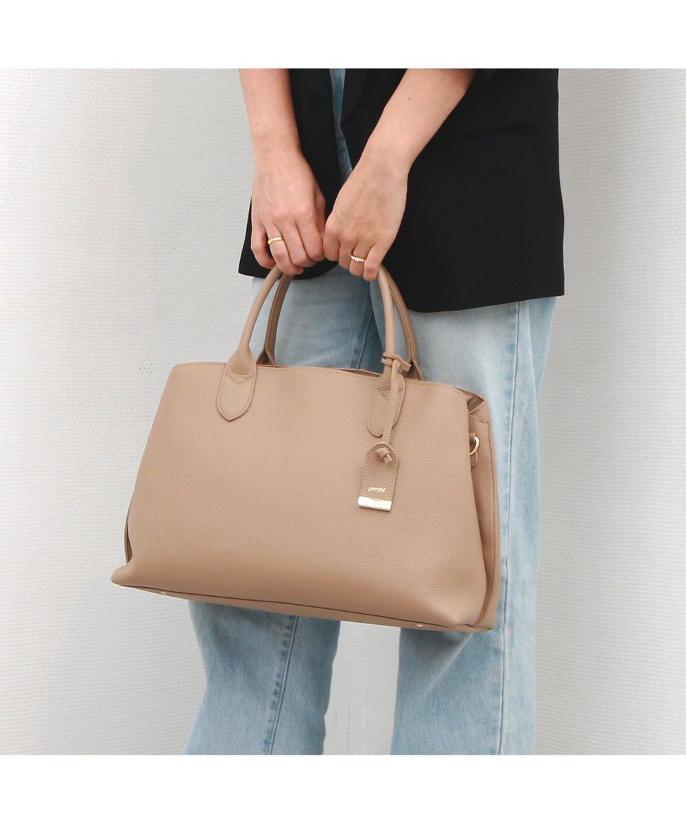 【アンビリオン/UNBILLION】のペルケ perche / WEB直営限定・牛革ユーティリティA4・2wayトートバッグ インテリア・キッズ・メンズ・レディースファッション・服の通販 founy(ファニー) ファッション Fashion レディースファッション Fashion for Women バッグ Bags おすすめ Recommended / Our Picks ショルダー Shoulder, Shoulder Strap ポケット Pocket, Pocket Detail ロング Long, Long-Length ビジネス 仕事 通勤 Business / Work / Commuting オーク|ID: prp329100004848647 ipo3291000000036030305