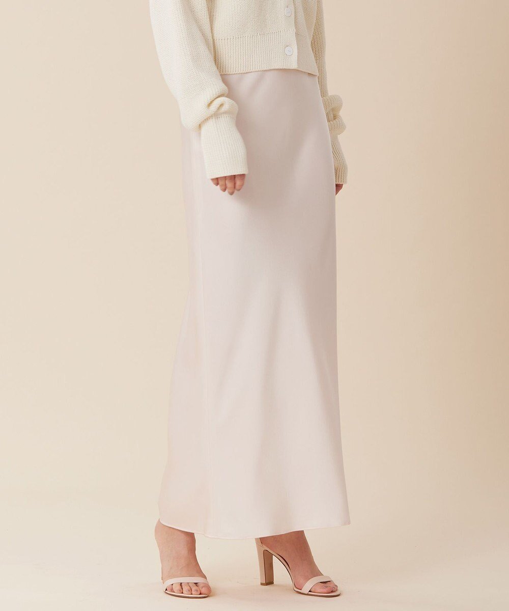 【ベイジ,/BEIGE,】のGINETTE / ロングスカート インテリア・キッズ・メンズ・レディースファッション・服の通販 founy(ファニー) 　ファッション　Fashion　レディースファッション　Fashion for Women　スカート　Skirts　ロングスカート　Long Skirts / Maxi & Midi Skirts　おすすめ　Recommended / Our Picks　サテン　Satin, Glossy Fabric　ジャケット　Jacket, Outerwear　セットアップ　Set-Up, Coordinated Outfit　センター　Center, Center Line　ダブル　Double, Double-Breasted　ドレープ　Drape, Draping Fabric　フレア　Flare, Flared　ペチコート　Petticoat, Underskirt　マニッシュ　Mannish, Boyish　ロング　Long, Long-Length　エレガント 上品　Elegant　ビジネス 仕事 通勤　Business / Work / Commuting　夏　Summer　春　Spring　S/S・春夏　SS, Spring/Summer, Warm Season　Nude|ID: prp329100004848654 ipo3291000000036294915