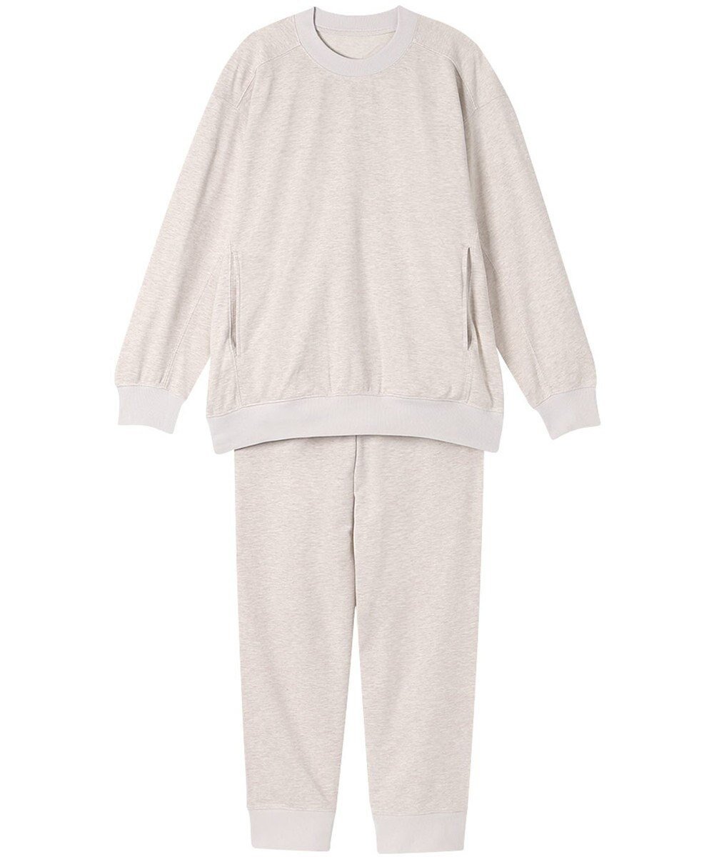 【ワコール 睡眠科学/wacoal suimin】のパジャマ 長袖 長ズボン 綿混(本体) ここちよく眠れる 寝返りしやすい レディース YDX598 睡眠科学/ワコール インテリア・キッズ・メンズ・レディースファッション・服の通販 founy(ファニー) 　ファッション　Fashion　レディースファッション　Fashion for Women　トップス・カットソー　Cut & Sew Tops　スタイリッシュ　Stylish, Fashionable　デニム　Denim, Jeans Material　パジャマ　Pajamas, Sleepwear　パターン　Pattern, Design Print　ボトム　Bottoms, Lower Wear　長袖　Long Sleeve, Full Sleeve　アイボリー|ID: prp329100004848655 ipo3291000000035930471