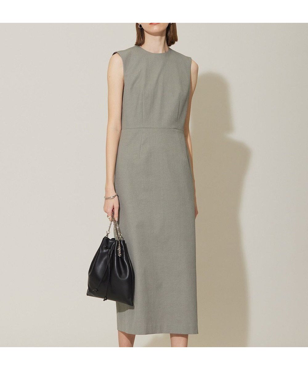 【アイシービー/iCB】の【接触冷感・UVケア・撥水・洗える】 LooseWeave ノースリーブワンピース インテリア・キッズ・メンズ・レディースファッション・服の通販 founy(ファニー) 　ファッション　Fashion　レディースファッション　Fashion for Women　ワンピース　Dresses　春　Spring　洗える　Machine Washable　シルク　Silk, 100% Silk　ジャケット　Jacket, Outerwear　ストレッチ　Stretch, Stretchy Fabric　セットアップ　Set-Up, Coordinated Outfit　定番　Standard, Basic Item　ノースリーブ　Sleeveless, No-Sleeve　人気　Popular, Best Seller　S/S・春夏　SS, Spring/Summer, Warm Season　おすすめ　Recommended / Our Picks　夏　Summer　2024年　2024　2024春夏・S/S　Spring/Summer 2024 SS24　エレガント 上品　Elegant　モスグレー系|ID: prp329100004848671 ipo3291000000036177118