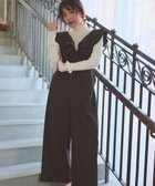 【フェルゥ/Feroux】のフリルデザイン サロペット パンツ 人気、トレンドファッション・服の通販 founy(ファニー) ファッション Fashion レディースファッション Fashion for Women サロペット Overalls, Salopette シェイプ Shape, Slim Fit スニーカー Sneakers, Trainers タートル Turtleneck, Turtle Collar ダウン Down, Puffer フィット Fit, Slim Fit フェミニン Feminine, Girly フリル Frill, Ruffle リボン Ribbon, Bow ロング Long, Long-Length 無地 Plain, Solid Color A/W・秋冬 Autumn/Winter thumbnail ブラック系|ID: prp329100004848691 ipo3291000000035522763