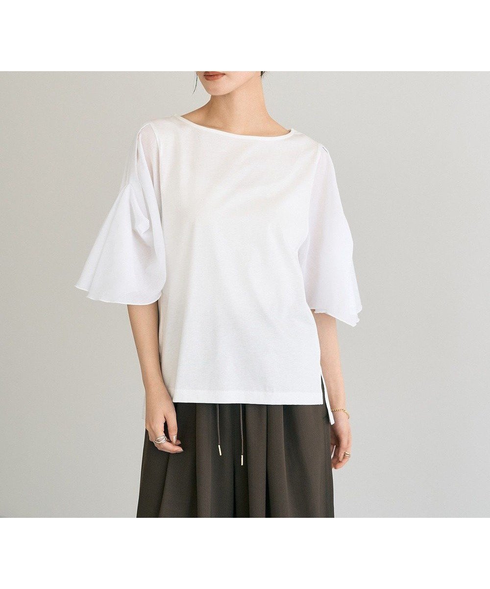 【イェッカ ヴェッカ/YECCA VECCA】のシアースリーブカットソー 人気、トレンドファッション・服の通販 founy(ファニー) ファッション Fashion レディースファッション Fashion for Women トップス・カットソー Cut & Sew Tops シャツ・ブラウス・オフィスカジュアル Elegant Blouses & Button-Ups ロングTシャツ・Tシャツ Longline T-Shirts & Tees カットソー・ベーシックTシャツ Cut-and-Sewn Tops / Stretch Tees & Basics おすすめ Recommended / Our Picks カットソー Cut and Sewn Top シアー Sheer, See-Through スタイリッシュ Stylish, Fashionable スリーブ Sleeve, Long Sleeve / Short Sleeve ポケット Pocket, Pocket Detail A/W・秋冬 Autumn/Winter other-1|ID: prp329100004848747 ipo3291000000035792264