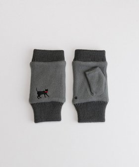 【オルクベット/ORuKuBET】のおさんぽねこ刺繍フィンガーレスジャージグローブ(WOMEN) 人気、トレンドファッション・服の通販 founy(ファニー) ファッション Fashion レディースファッション Fashion for Women 手袋 Gloves & Mittens アクリル Acrylic Material スマート Smart, Elegant リブニット Rib Knit, Ribbed Knit A/W・秋冬 Autumn/Winter |ID:prp329100004848798
