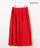 【23区/NIJYUSANKU】の【エステータ】エンシュクライト ピンタック フレアスカート レッド系|ID: prp329100004848817 ipo3291000000035844493
