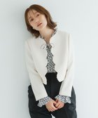 【トッカ/TOCCA】の【chayさん着用】CLOVER PROMISE ジャケット 人気、トレンドファッション・服の通販 founy(ファニー) ファッション Fashion レディースファッション Fashion for Women アウター Coat / Outerwear Collection レディースジャケット・軽アウター Jackets ノーカラージャケット / シンプル上品コーデ Collarless Jackets 春 Spring コンパクト Compact, Small Size シンプル Simple, Minimal ジャケット Jacket, Outerwear スカラップ Scallop, Scalloped Edge ツイード／ツィード Choker, Choker Necklace ドレス Dress, One-Piece フォーマル Formal, Dressy フロント Front, Front Design S/S・春夏 SS, Spring/Summer, Warm Season 夏 Summer エレガント 上品 Elegant thumbnail アイボリー系|ID: prp329100004848842 ipo3291000000035613484