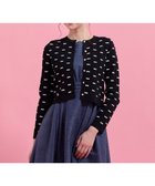 【トッカ/TOCCA】のRIBBON BLOOM カーディガン 人気、トレンドファッション・服の通販 founy(ファニー) ファッション Fashion レディースファッション Fashion for Women トップス・カットソー Cut & Sew Tops ニット Knit Tops & Sweaters カーディガン・羽織り Layered Style Cardigans カーディガン Cardigan, Knitwear クラシカル Classical, Vintage-Inspired コンパクト Compact, Small Size シンプル Simple, Minimal セーター Sweater, Knitwear バランス Balance, Style Balance フロント Front, Front Design モチーフ Motif, Design Theme ラウンド Round, Round Neck リボン Ribbon, Bow 夏 Summer S/S・春夏 SS, Spring/Summer, Warm Season A/W・秋冬 Autumn/Winter thumbnail ブラック系|ID: prp329100004848846 ipo3291000000035594880