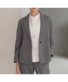 【組曲/KUMIKYOKU】の【WEB限定】ジョーゼットジャージー ジャケット 人気、トレンドファッション・服の通販 founy(ファニー) ファッション Fashion レディースファッション Fashion for Women アウター Coat / Outerwear Collection レディースジャケット・軽アウター Jackets テーラードジャケット / 通勤・きれいめスタイル Tailored Jackets & Blazers インナー Innerwear 春 Spring 吸水 Absorbent, Quick-Dry シンプル Simple, Minimal ジャケット Jacket, Outerwear ジョーゼット Georgette, Semi-Sheer Fabric スリット Slit, Slit Detail ダブル Double, Double-Breasted フレア Flare, Flared ブルゾン Blouson, Bomber Jacket ボトム Bottoms, Lower Wear ポケット Pocket, Pocket Detail S/S・春夏 SS, Spring/Summer, Warm Season おすすめ Recommended / Our Picks 夏 Summer thumbnail グレー系|ID: prp329100004848909 ipo3291000000035567538